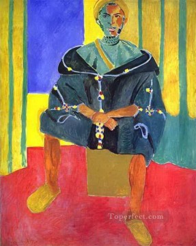 Un Rifain sentado fauvismo abstracto Henri Matisse Pinturas al óleo